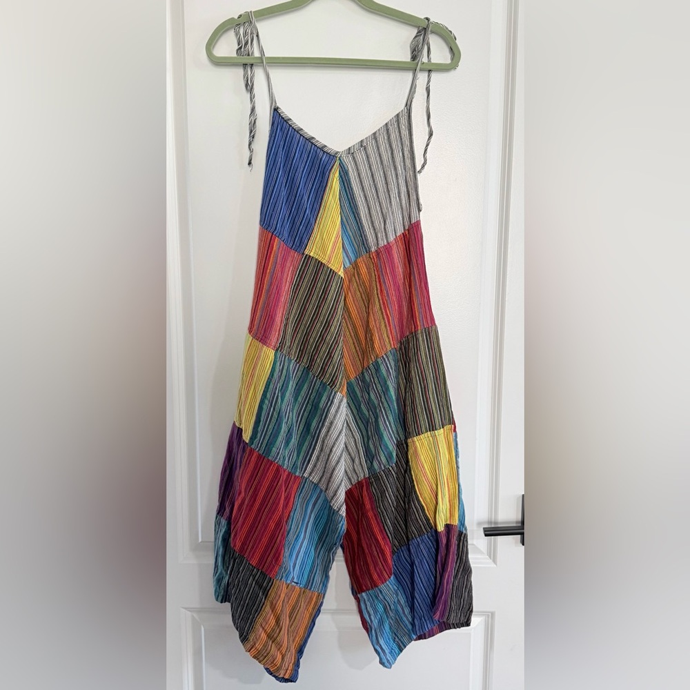 Like International Patchwork Harem Jumpsuit | Bou… - image 2